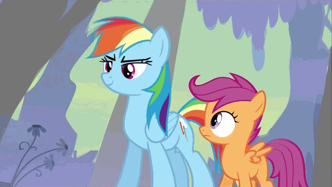 dashing rainbow
